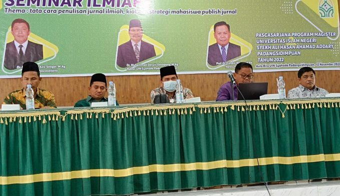 Seminar Ilmiah Pascasarjana UIN Syahada Padangsidimpuan 2022